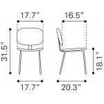 Worcester Dining Chair (Set of 2) Beige