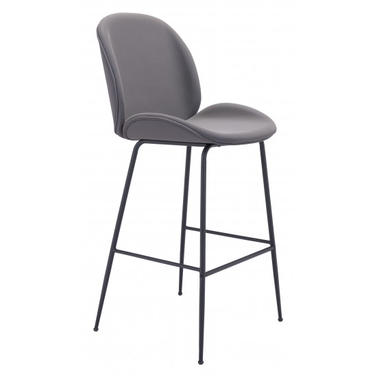 Miles Bar Chair Gray