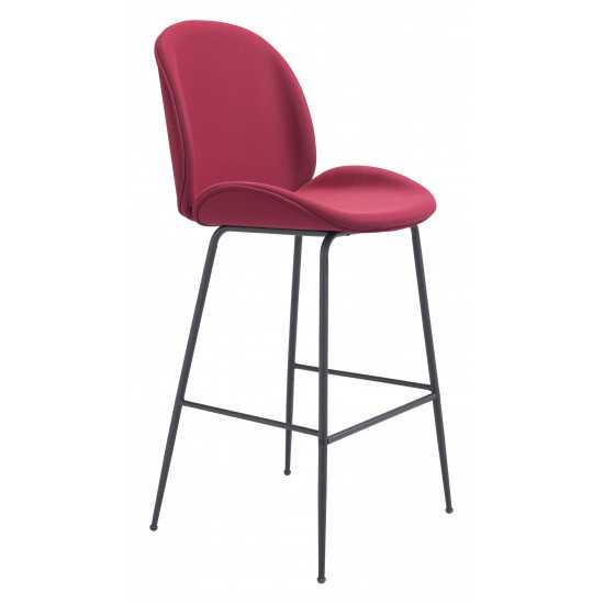 Miles Bar Chair Red