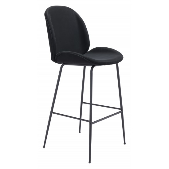 Miles Bar Chair Black