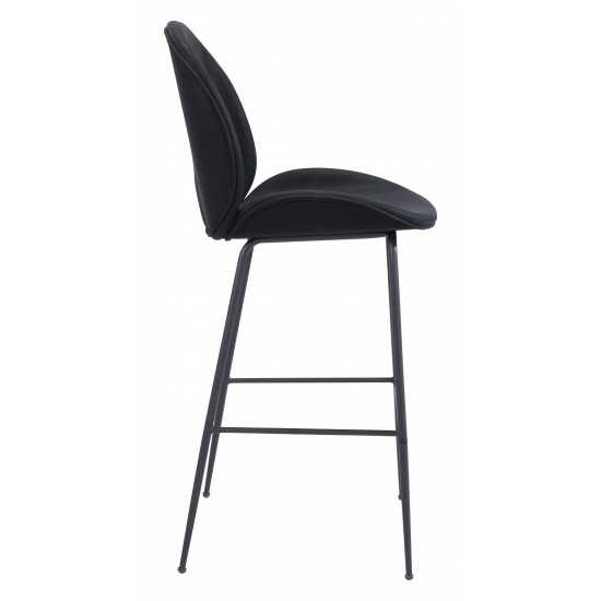 Miles Bar Chair Black