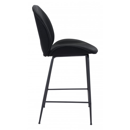 Miles Counter Chair Black