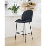 Miles Counter Chair Black