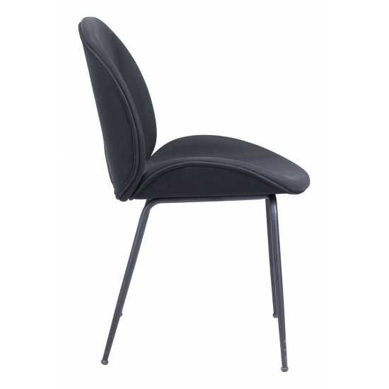 Miles Dining Chair (Set of 2) Black