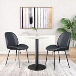 Miles Dining Chair (Set of 2) Black