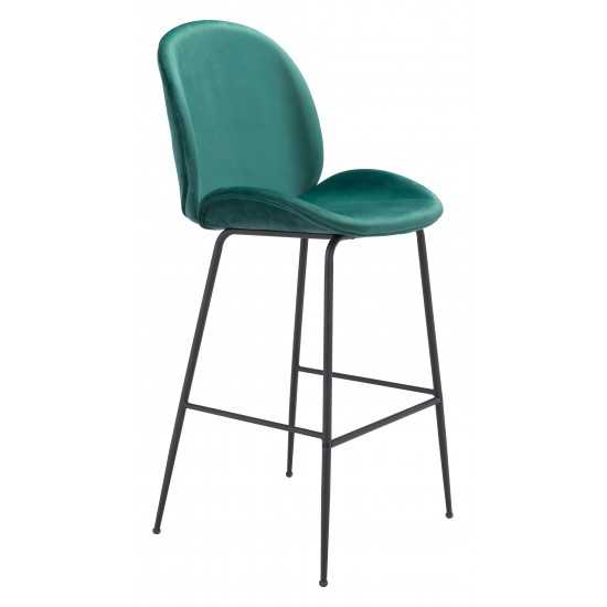 Miles Bar Chair Green