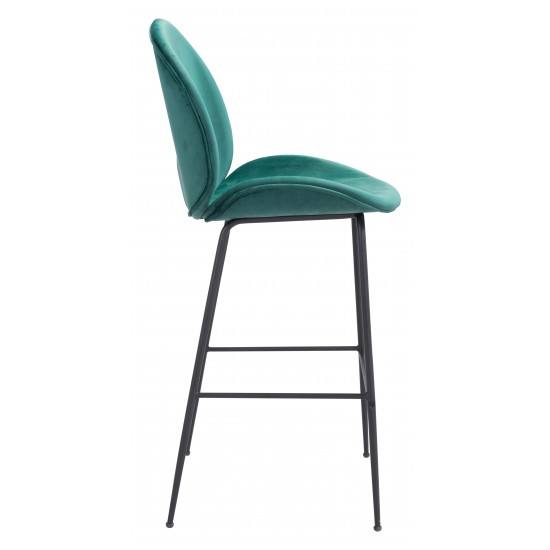 Miles Bar Chair Green