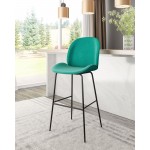 Miles Bar Chair Green