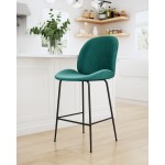 Miles Counter Chair Green