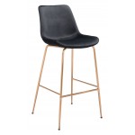 Tony Bar Chair Black & Gold