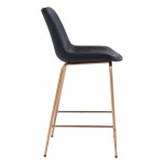 Tony Counter Chair Black & Gold