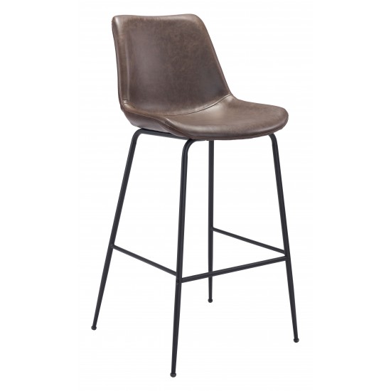 Byron Bar Chair Brown