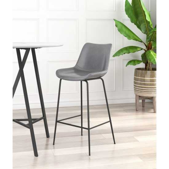 Byron Bar Chair Gray