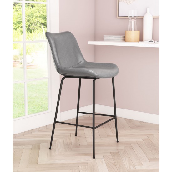 Byron Counter Chair Gray