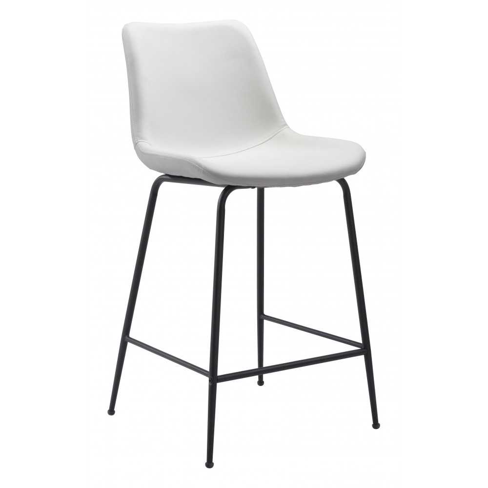 Byron Counter Chair White