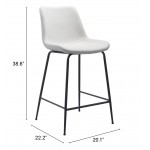 Byron Counter Chair White