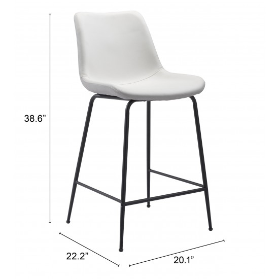 Byron Counter Chair White