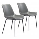 Byron Dining Chair (Set of 2) Gray