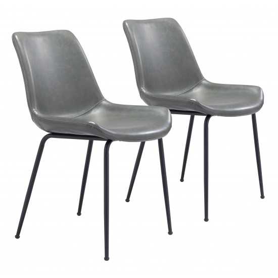 Byron Dining Chair (Set of 2) Gray