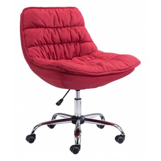 Down Low Office Chair Red