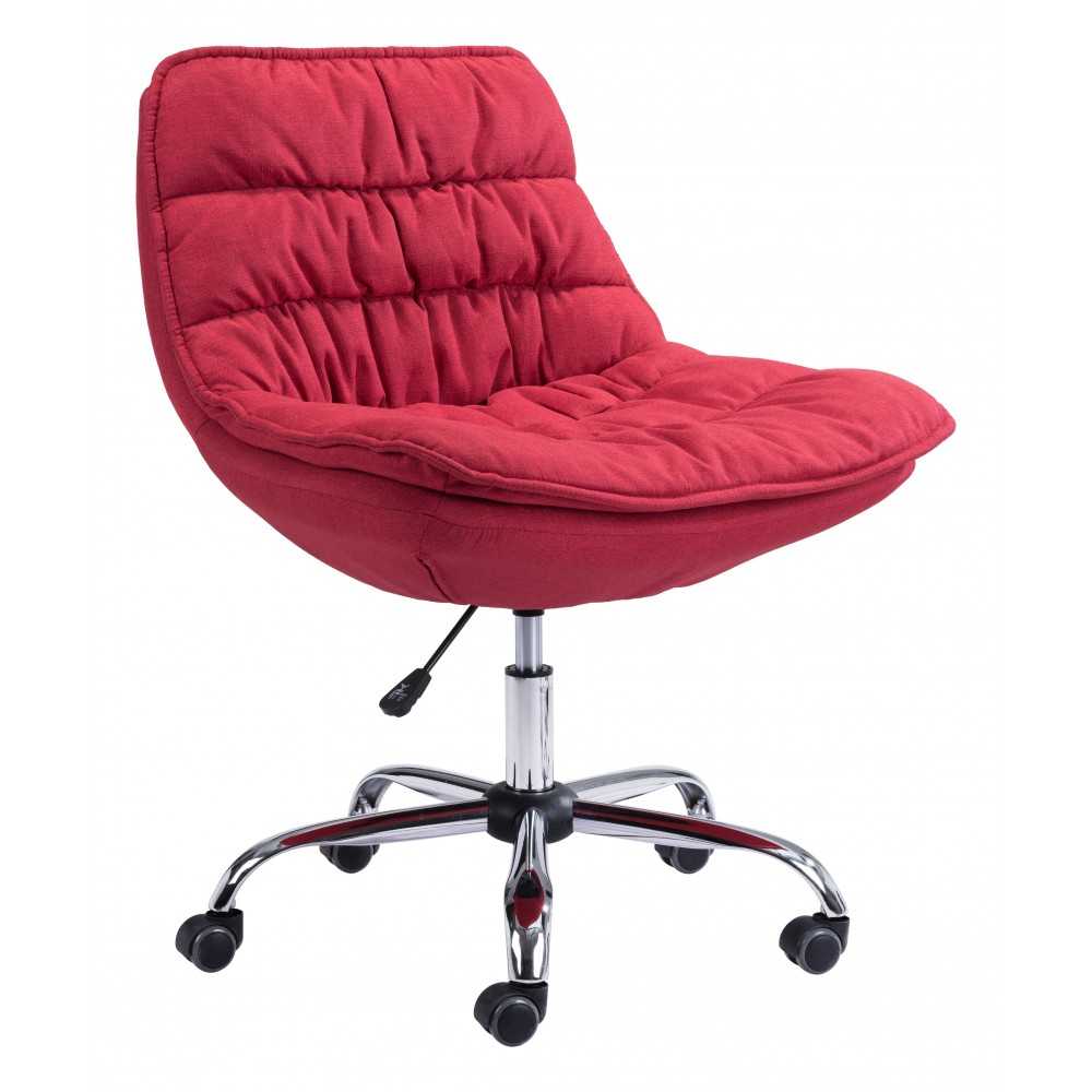 Down Low Office Chair Red