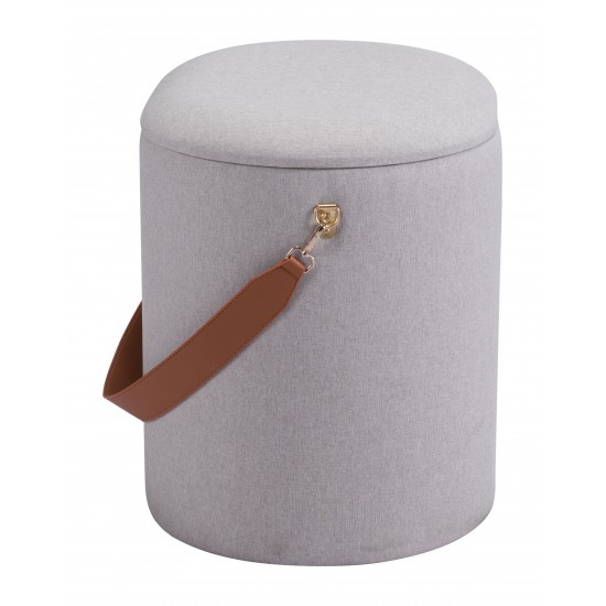 Harriet Ottoman Storage Beige