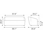 Budapest Sofa White