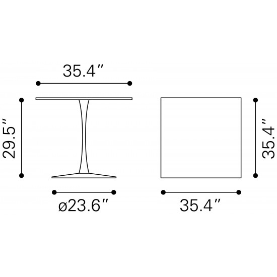 Molly Dining Table Brown