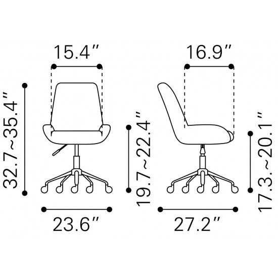 Loft Office Chair Green