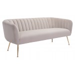 Deco Sofa Beige & Gold