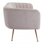 Deco Sofa Beige & Gold