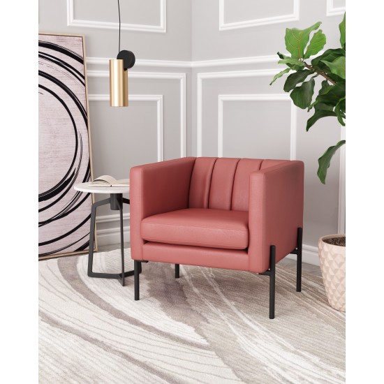 Jess Accent Chair Rust