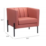 Jess Accent Chair Rust