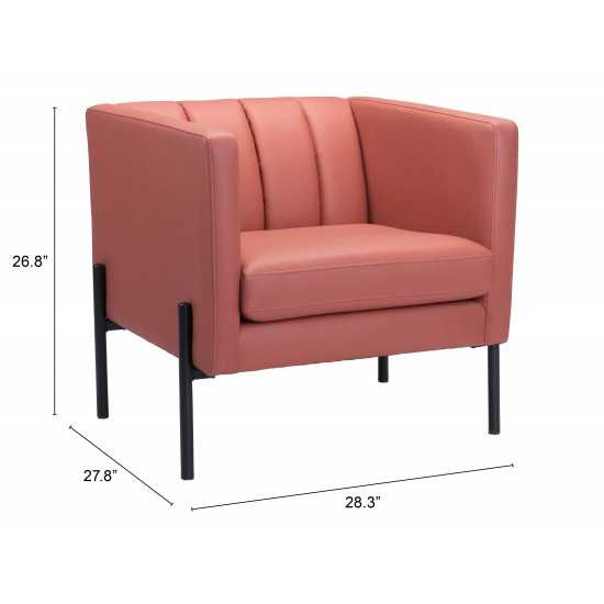 Jess Accent Chair Rust