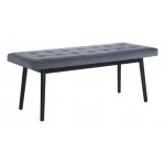 Tanner Bench Gray & Black