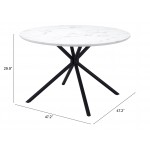 Amiens Dining Table White