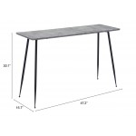 Gard Console Table Gray