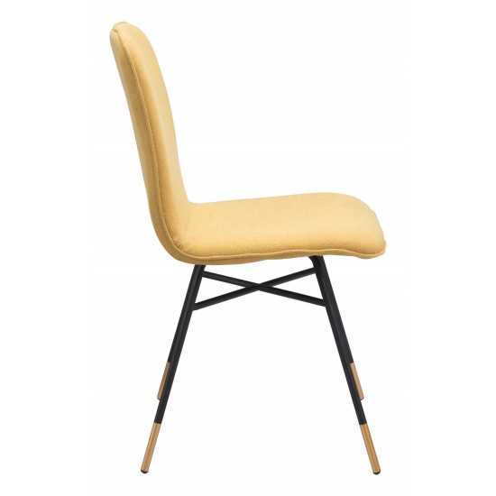 Var Dining Chair (Set of 2) Yellow