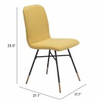 Var Dining Chair (Set of 2) Yellow