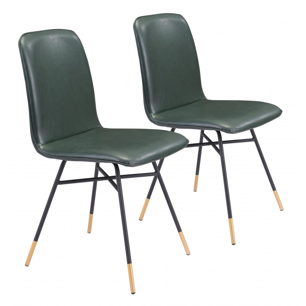 Var Dining Chair (Set of 2) Green