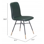 Var Dining Chair (Set of 2) Green