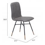 Var Dining Chair (Set of 2) Gray