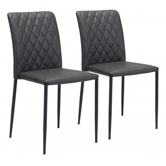 Harve Dining Chair (Set of 2) Black