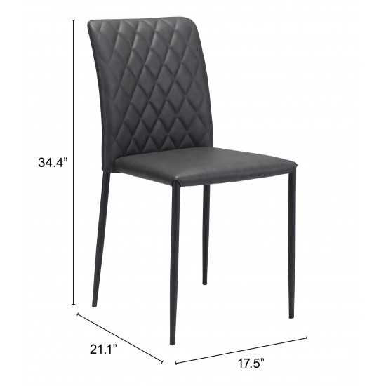 Harve Dining Chair (Set of 2) Black
