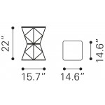 Timothy Side Table Gold