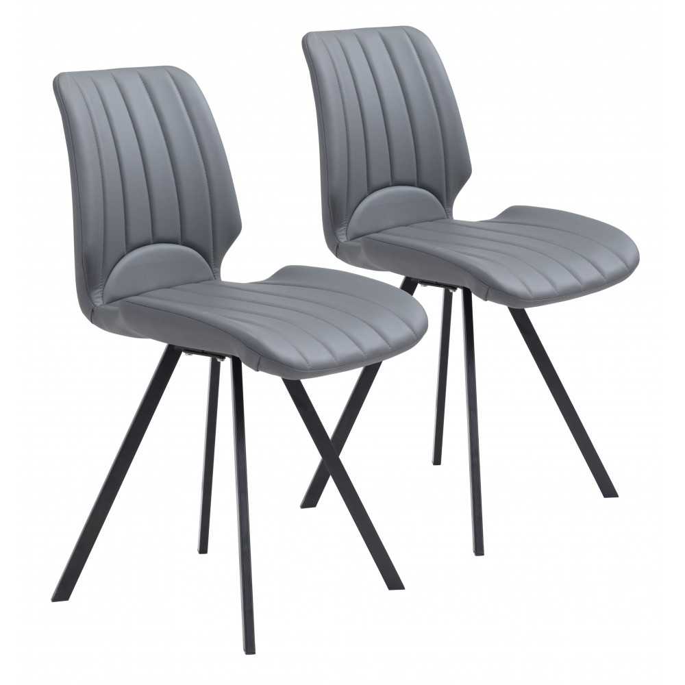 Logan Dining Chair (Set of 2) Gray