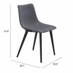 Daniel Dining Chair (Set of 2) Gray