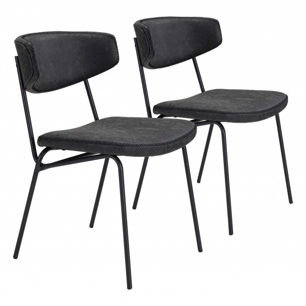 Ellen Dining Chair (Set of 2) Vintage Black