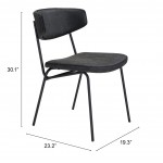 Ellen Dining Chair (Set of 2) Vintage Black