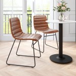 Jack Dining Chair (Set of 2) Vintage Brown